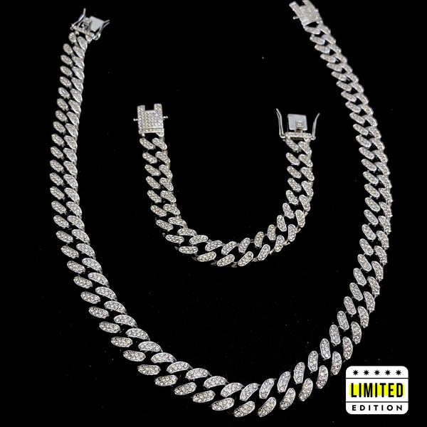 RICH CUBAN SET (Chain x Bracelet)