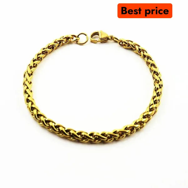 RICH CURB GOLD BİLEKLİK