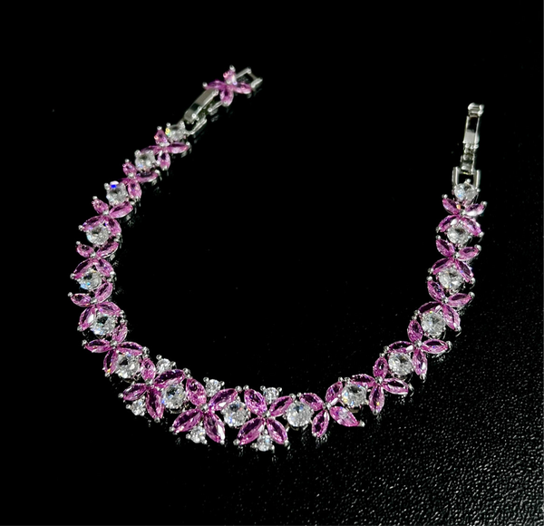 RICH ELITE DIAMOND PINK BRACELET (Zircon)