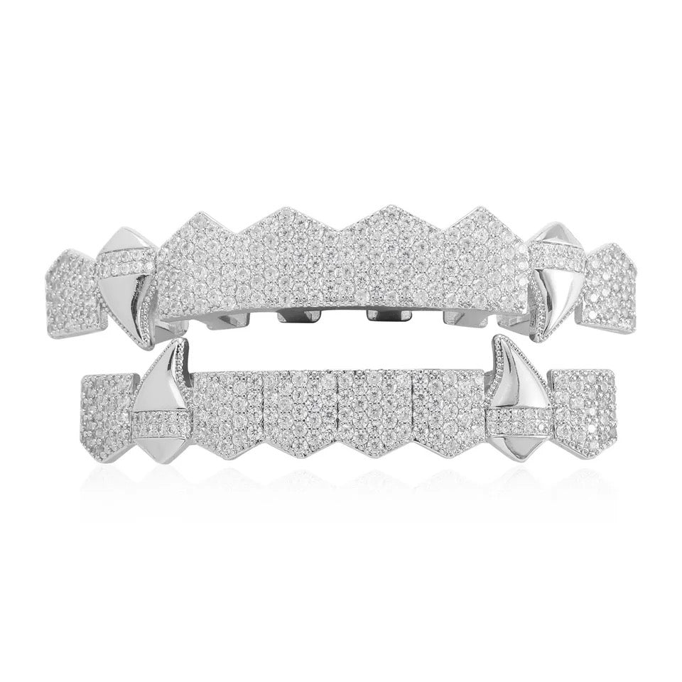 RICH VAMPIRE DIAMOND GRILLZ(Special Order•High Quality)