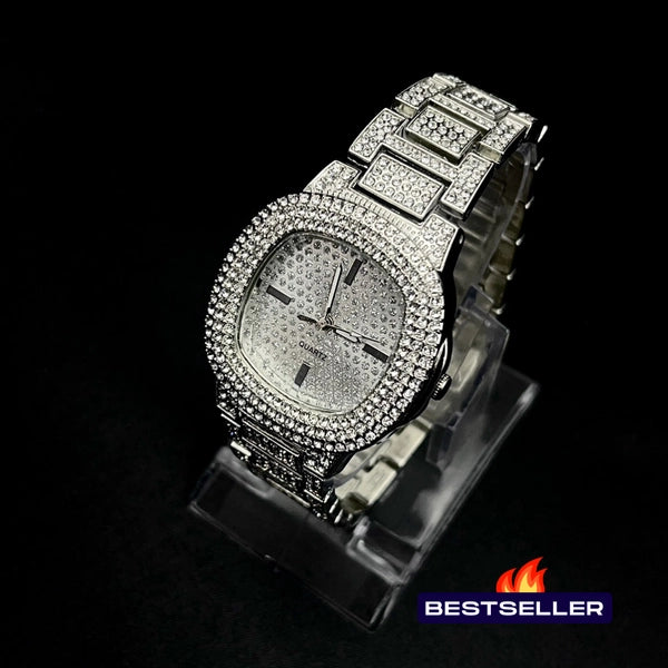 ICE RICH WATCH SILVER