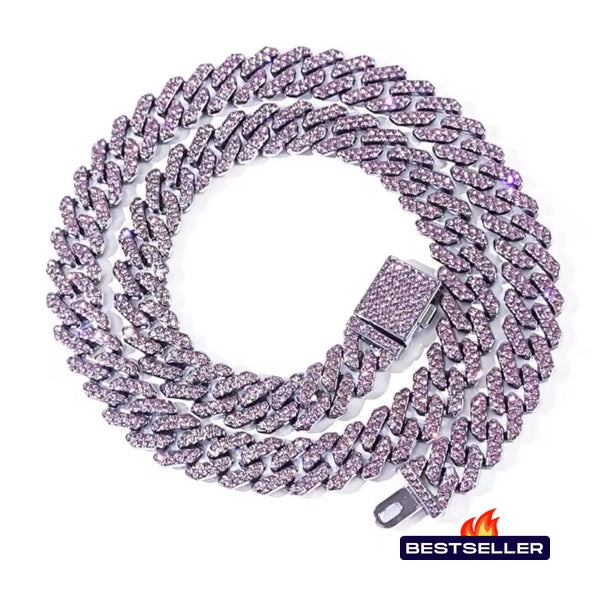 RICH PURPLE MIAMI CHAIN (Bakır)