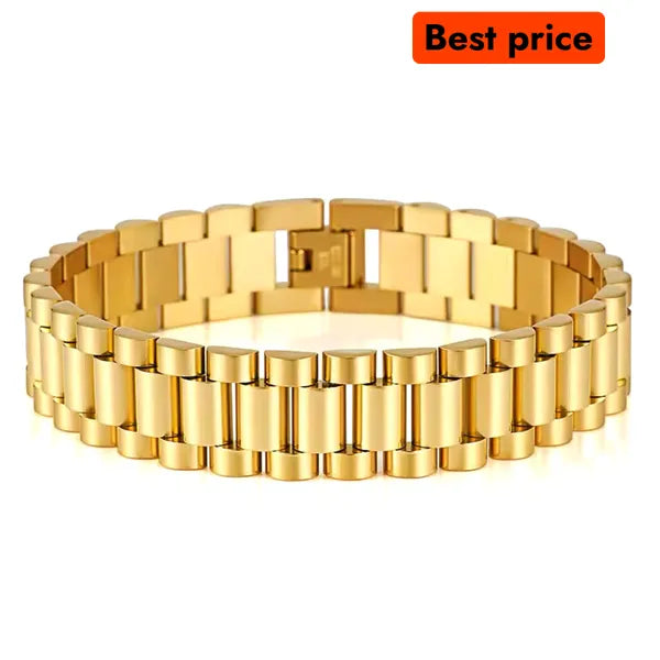 RICH ROLLY GOLD BİLEKLİK (Paslanmaz Çelik)