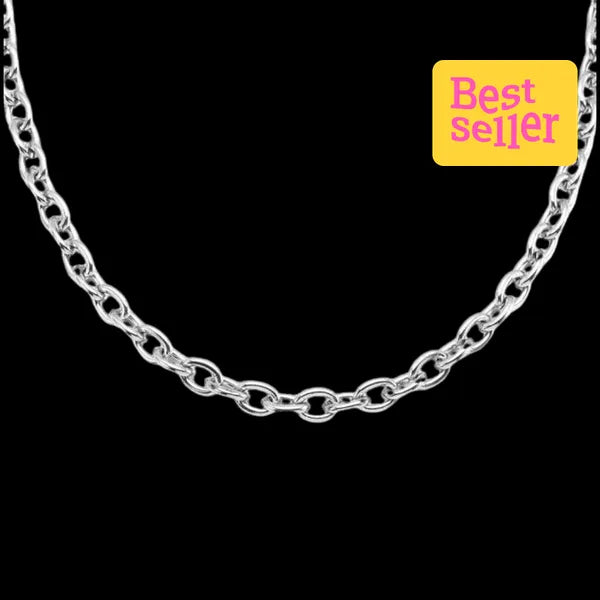 RICH SILVER RING CHAIN (Paslanmaz Çelik)