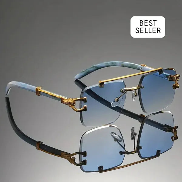 RICH FIRST CLASS BABY BLUE TIGER EYEWEAR (Ön Sipariş)