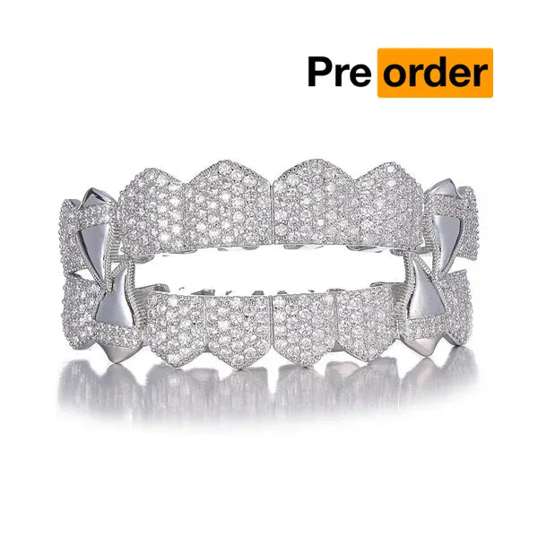 RICH DIAMOND FIRE GRILLZ(Special Order•High Quality)