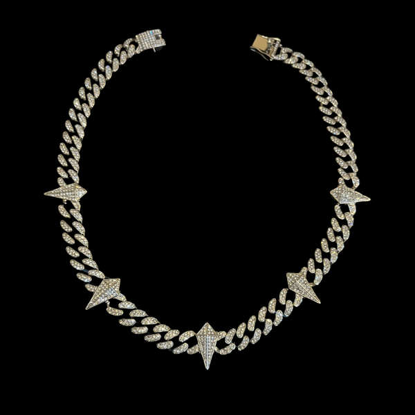 RICH SPIKE CUBAN CHAIN 12mm (Bakır)