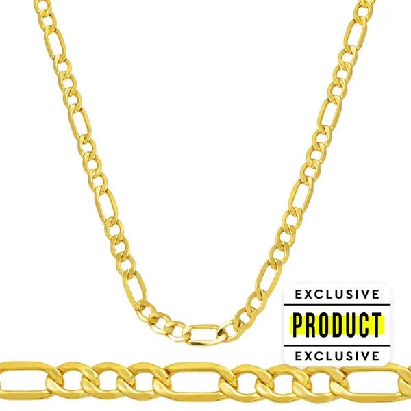 RICH 14k CLASSIC ROYAL CHAIN 3.5mm (14K Gerçek Altın) - Richie Rich Design