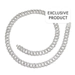 RICH 925k SILVER CUBAN CHAIN 8mm (Gerçek Gümüş) - Richie Rich Design