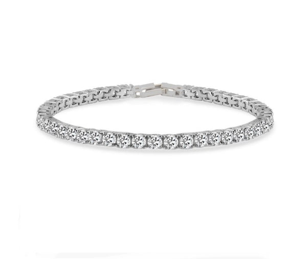 RICH 925k SILVER DIAMOND BRACELET (Gerçek Gümüş) - Richie Rich Design