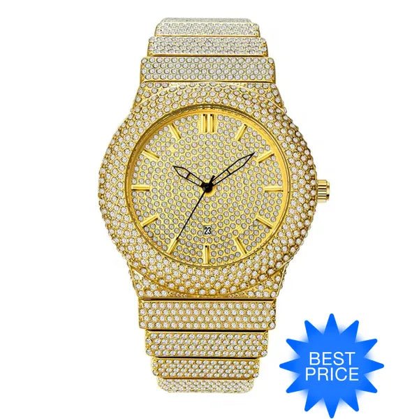 RICH BIG ELITE GOLD WATCH (Ön Sipariş) - Richie Rich Design