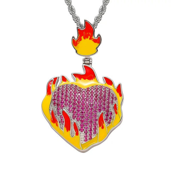 RICH FIRE HEART (Phosphorous) (Gold Plated)