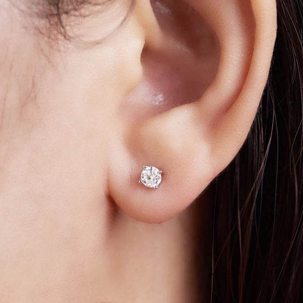 RICH DIAMOND EARRING 3mm (Paslanmaz Çelik)